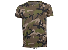 Damen Camouflage T-Shirt:   Damen Camouflage T-Shirt   Material: 150g/m², 100% halbgekämmte ringgespon